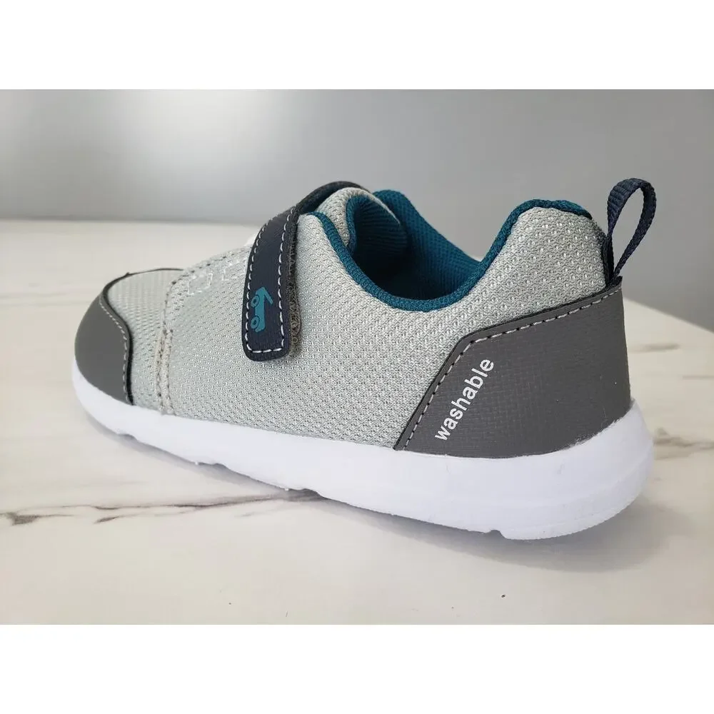 NEW EASY ON See Kai Run Kids Stryker FlexiRun Gray‎ Shoe Baby Size 4 Infant